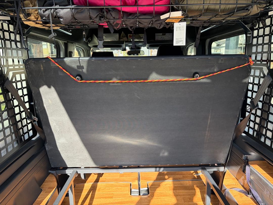 ねここ　MGR社N-VAN エヌバンベッドキット ダークグレーレザ引取限定