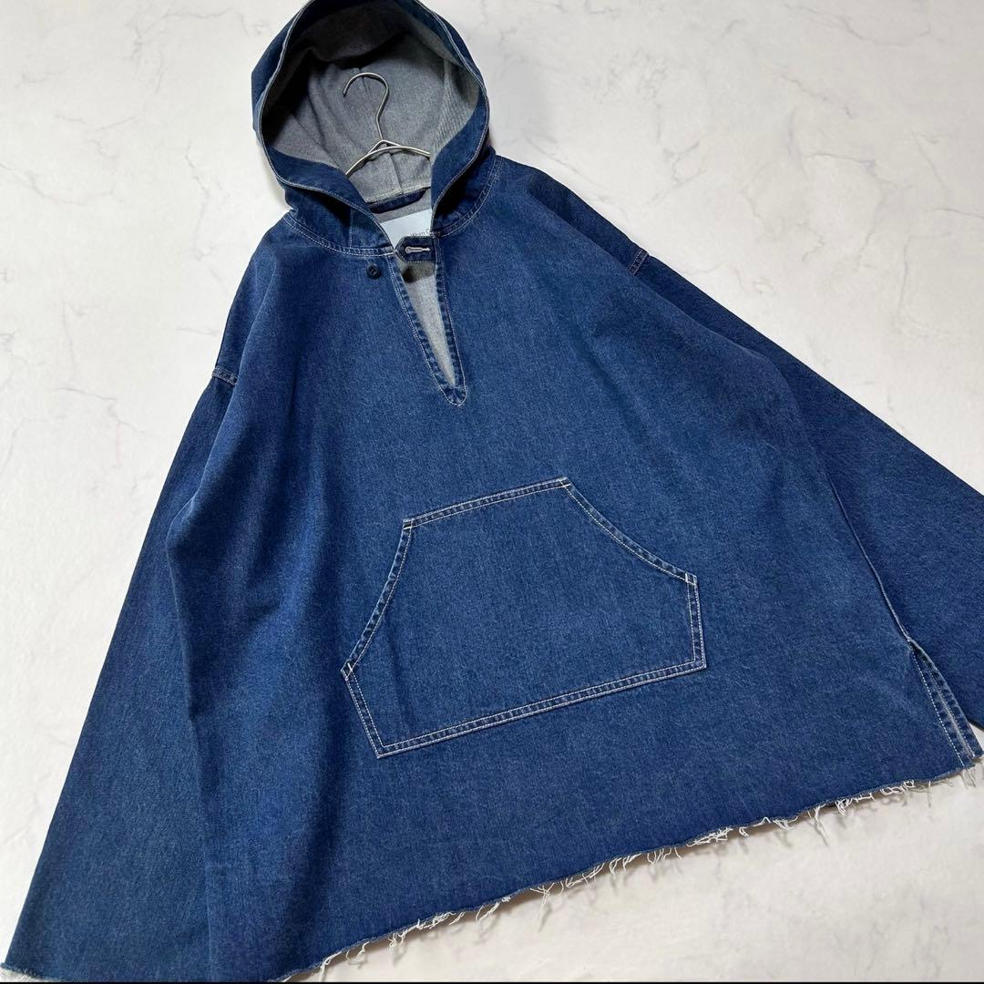 極美品ウィムガゼットインフルエンサーコラボデニムフーディー2025定価3.7千円