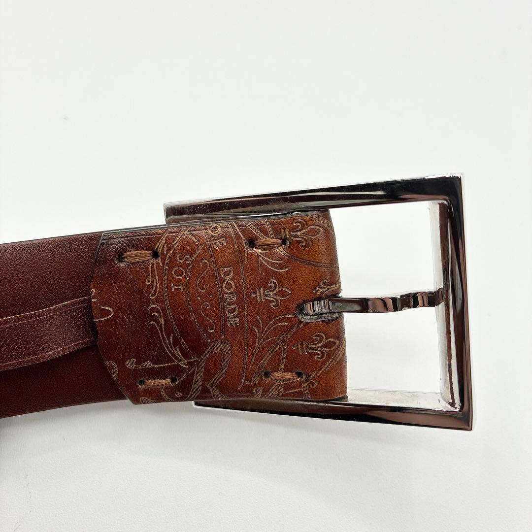 ベルルッティ　ベルト　カリグラフィー　レザー　バックル　スーツ　メンズ　紳士