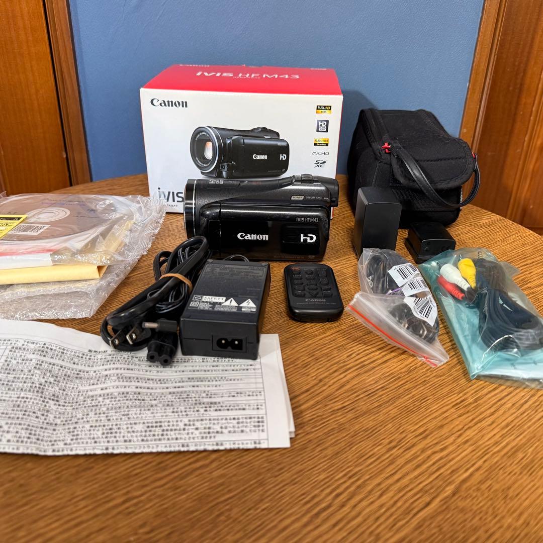 【極美品】キヤノン iVIS HF M43 防湿庫保管 ワンオーナー フルセット