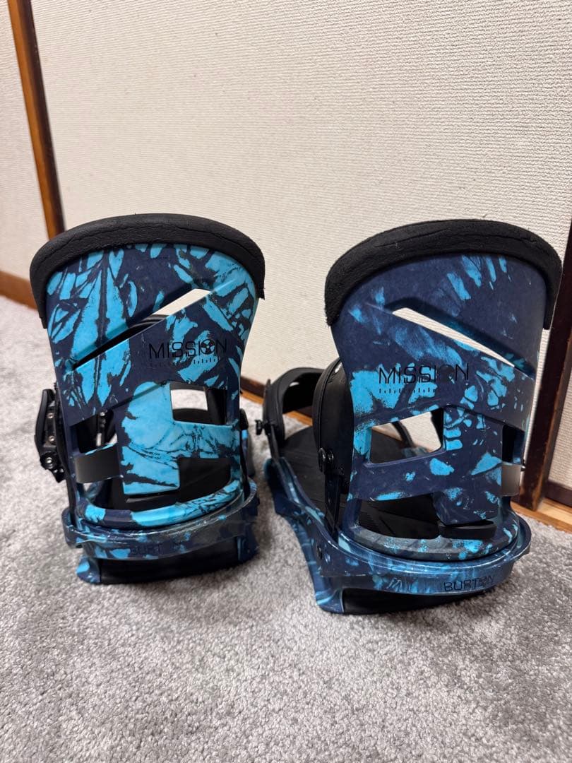 Burton Mission ビンディング 黒/青