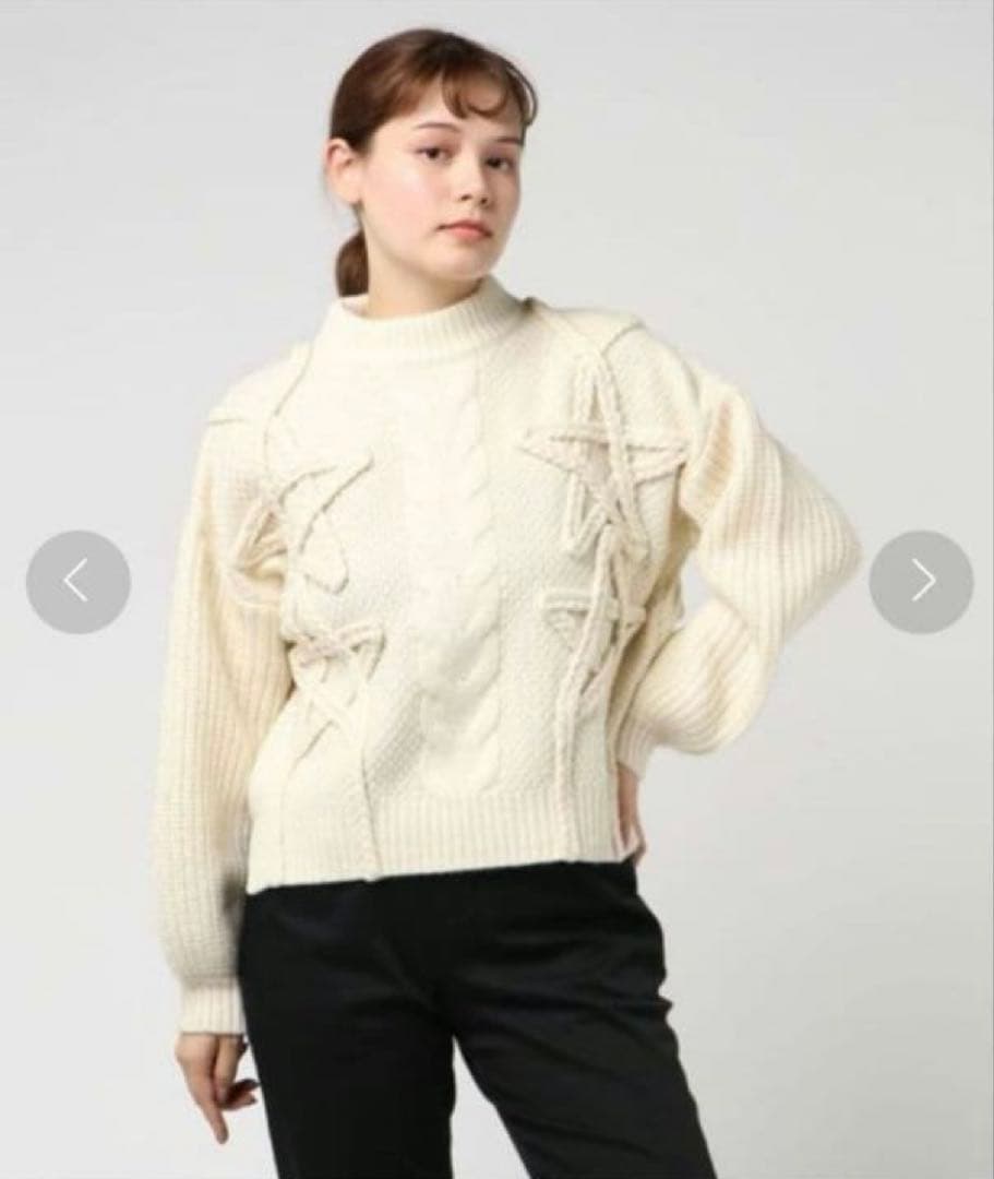 CONVERSE TOKYO × CLANE 3D ニット プルオーバー