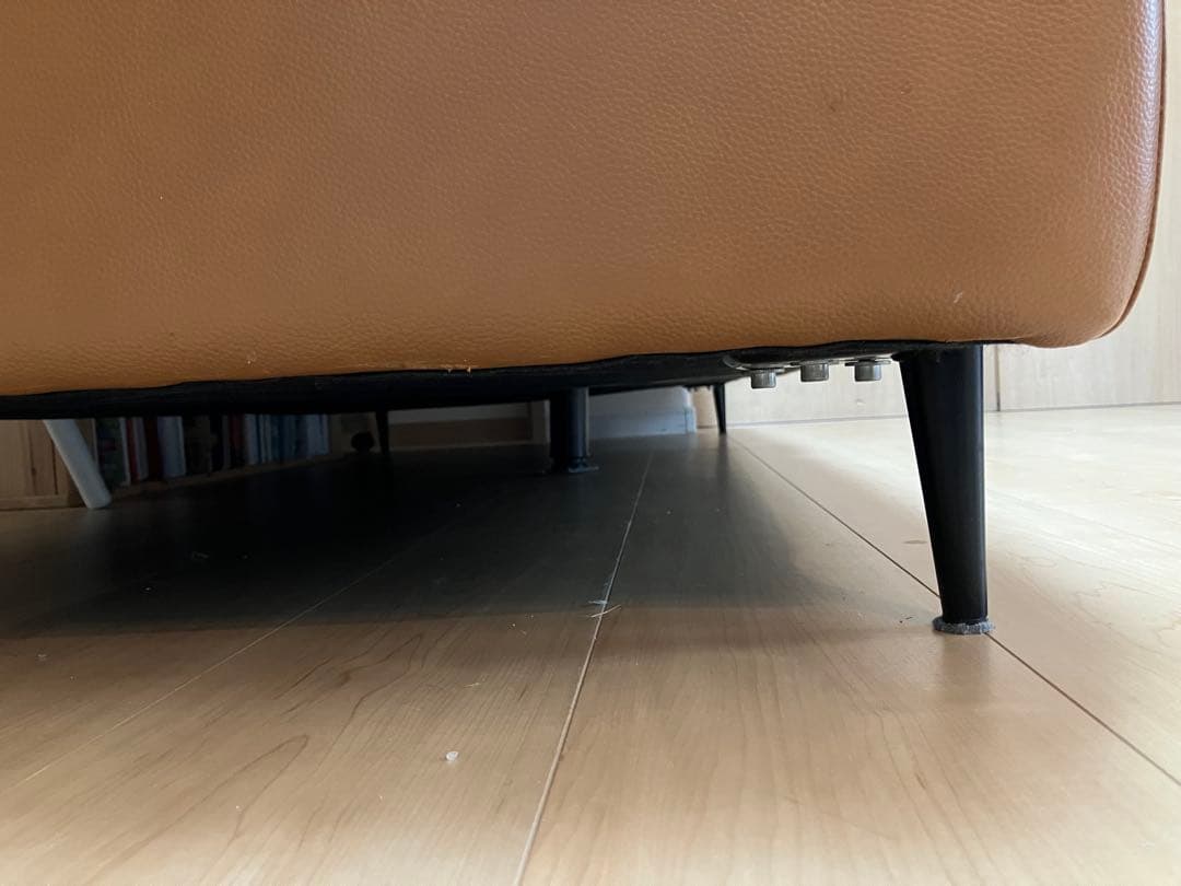 ニトリ ボルトン レザーソファ 3人掛け