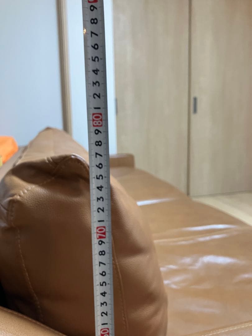 ニトリ ボルトン レザーソファ 3人掛け