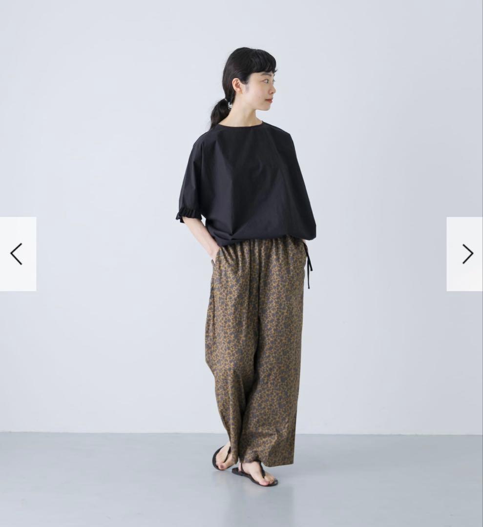 かぐれ　新品　今季　2025春夏　薄手　半袖　フリルスリーブプルオーバー