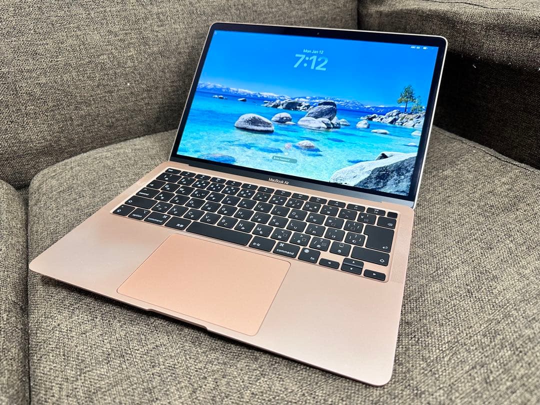 Apple MacBook M1 ゴールド8GB 256SSD オフィス　永続