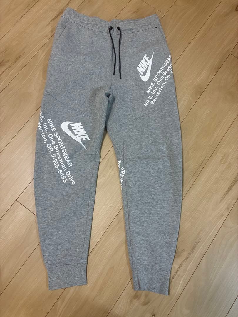 ナイキテックフリース　セットアップ　上下　Lサイズ　グレー　美品