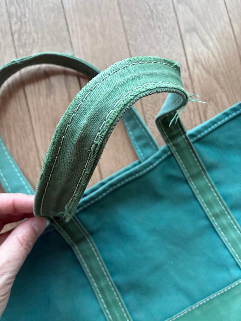 BEAMS別注 LL beanのトートバッグ サイズL 緑