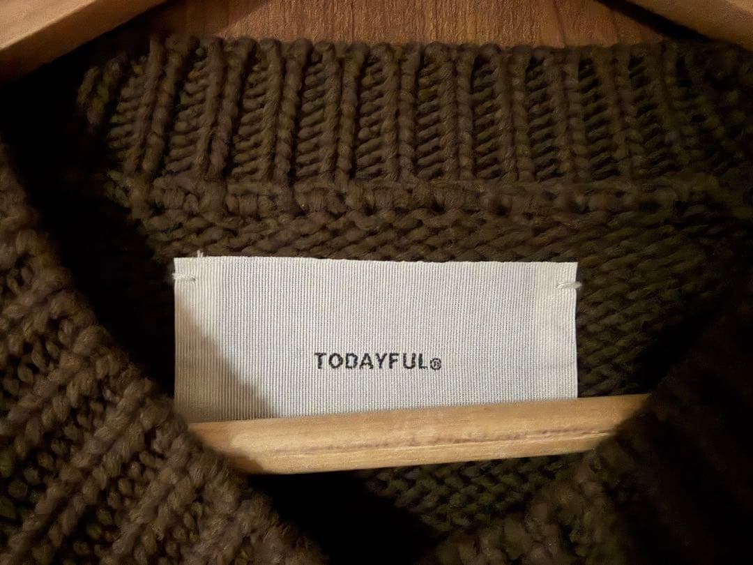 【TODAYFUL】ラグランニットプルオーバー