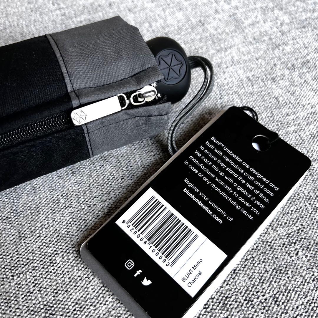【未使用】BLUNT 折りたたみ傘 Metro チャコールグレー