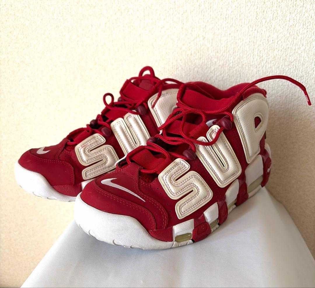 supreme × NIKE AIR MORE UPTEMPO 26.5cm