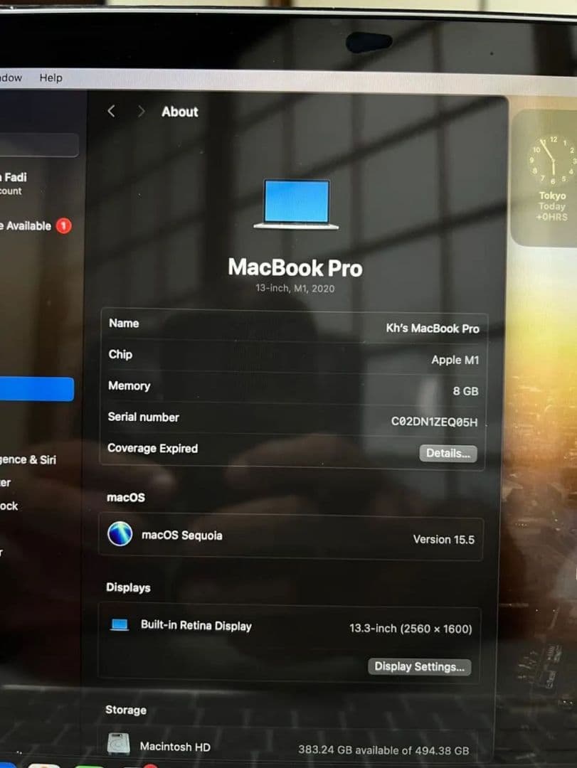 c*9様 カ*ン様 M1チップ搭載のほぼ未使用のApple MacBook Pr