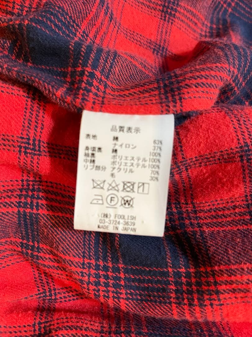 ラ*ニ様 rough&swell ラフアンドスウェル 中綿ブルゾン　Mサイズ