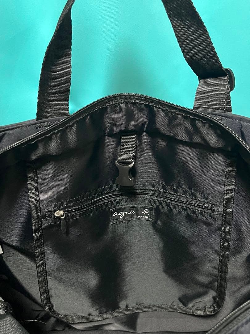 アニエスベー ロゴ ペアレンツバッグ マザーズバッグ 2way リュック