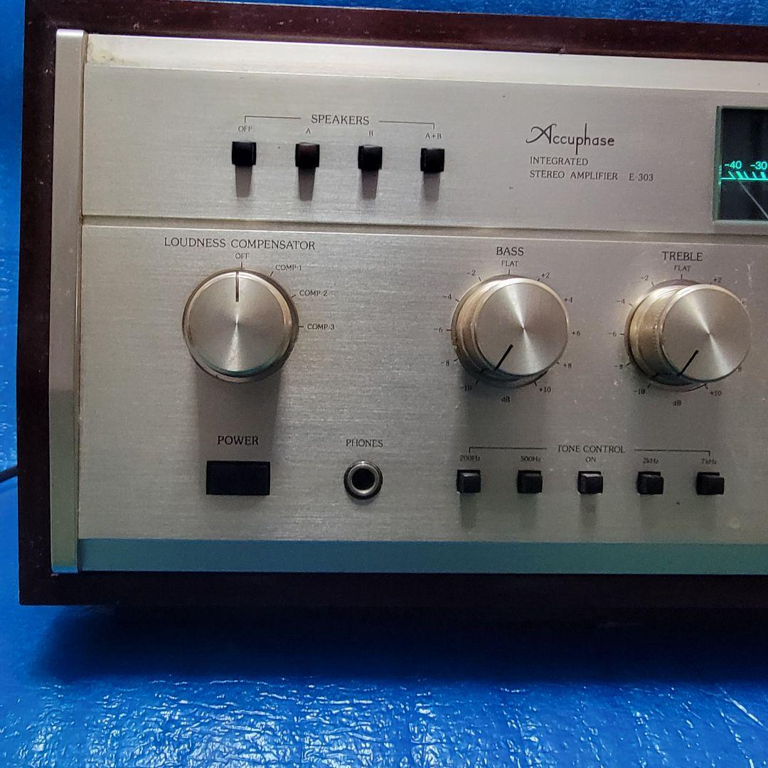Accuphase（アキュフェーズ）プリメインアンプ E-303通電のみ確認済み