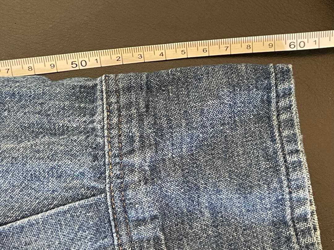 Wranglerデニムシャツ18-35 エクストラロングテールUSA製XL値下無