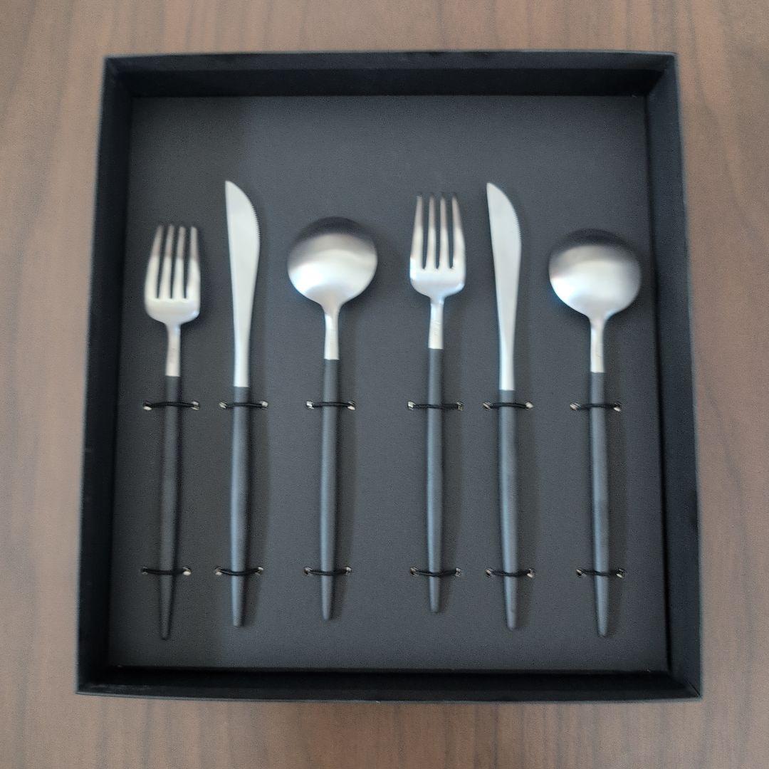 正規品　クチポール　ゴア　デザートセット　ブラック　シルバー　6点