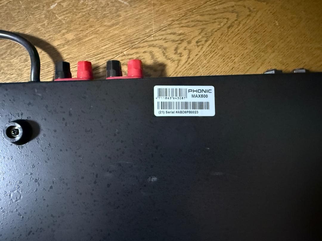 Phonic Power Amp MAX500 フォニックパワーアンプUSED