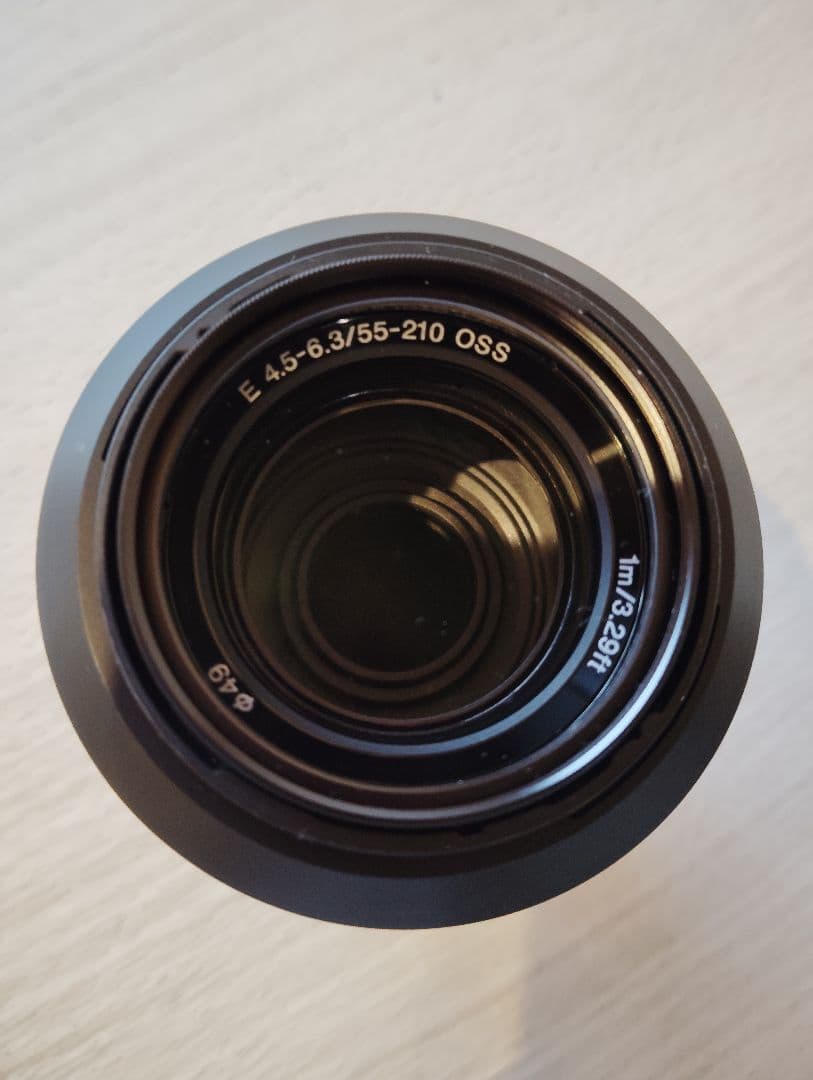 望遠レンズ　SONY E55-210mm OSS