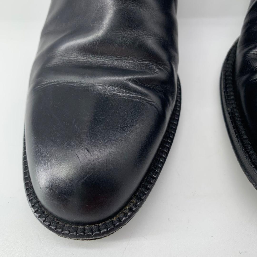 16970✨CHANEL サイドココマーク バイカラー ロング ジョッキーブーツ