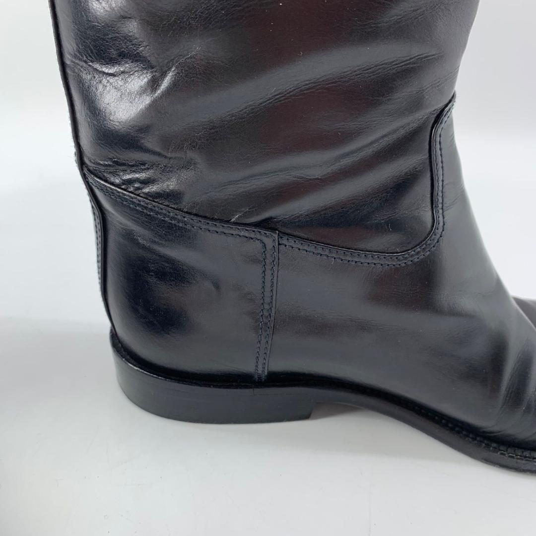 16970✨CHANEL サイドココマーク バイカラー ロング ジョッキーブーツ