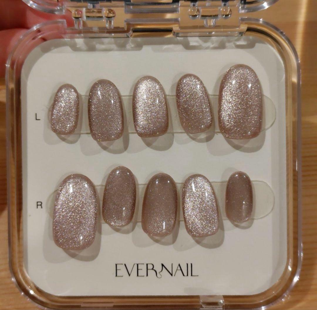 EVER NAIL ネイルチップ＆専用接着剤＆サイズ確認チップ エバーネイル