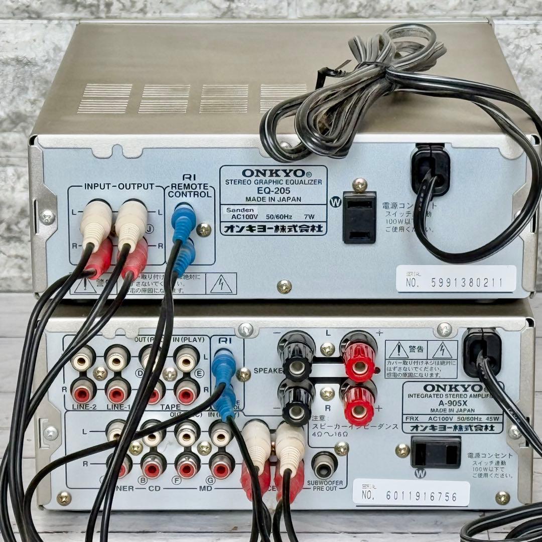ONKYO「INTEC205シリーズ」アンプ・グライコセット