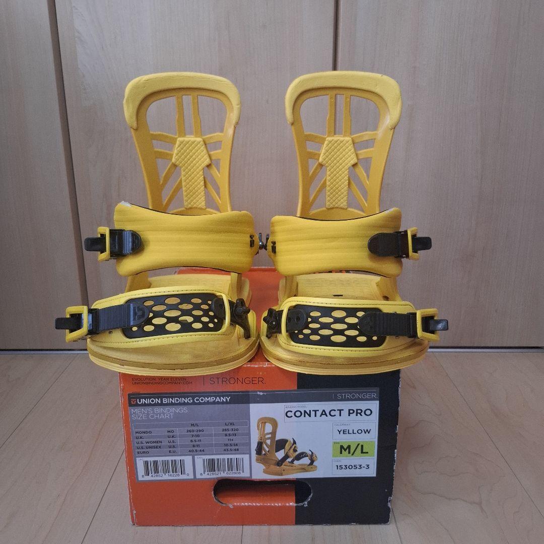 UNION スノーボード ビンディング コンタクト プロ M サイズ