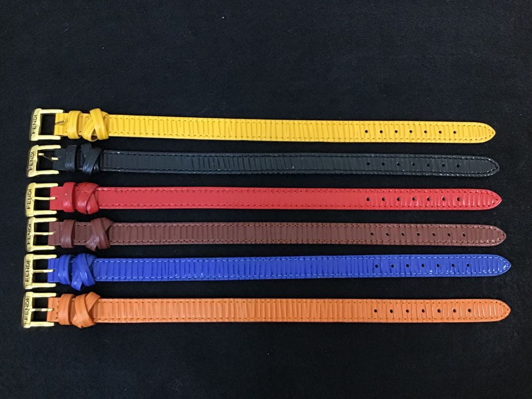 FENDI カメレオン　チェンジベルト レディース　6本セット　ベルトのみ