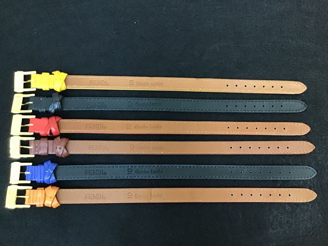 FENDI カメレオン　チェンジベルト レディース　6本セット　ベルトのみ