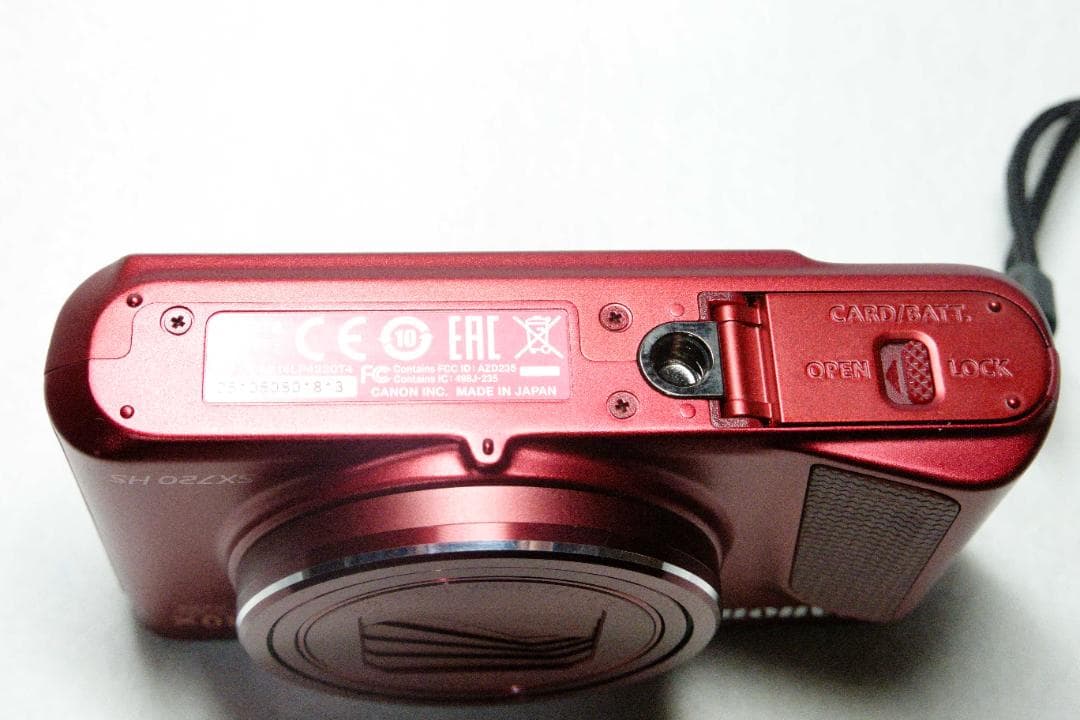 【美品／希少レッド】Canon SX720HS 　箱・付属品付 デジカメ