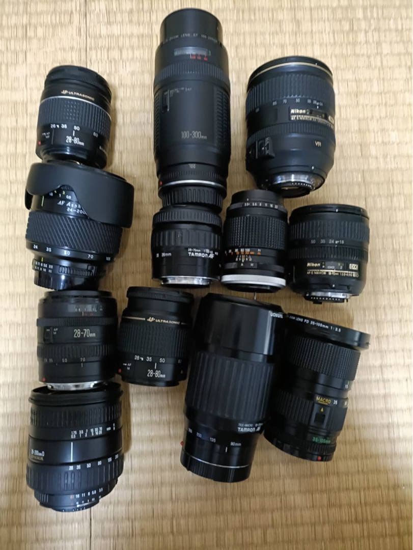 カメラレンズ　まとめ売り　ジャンク