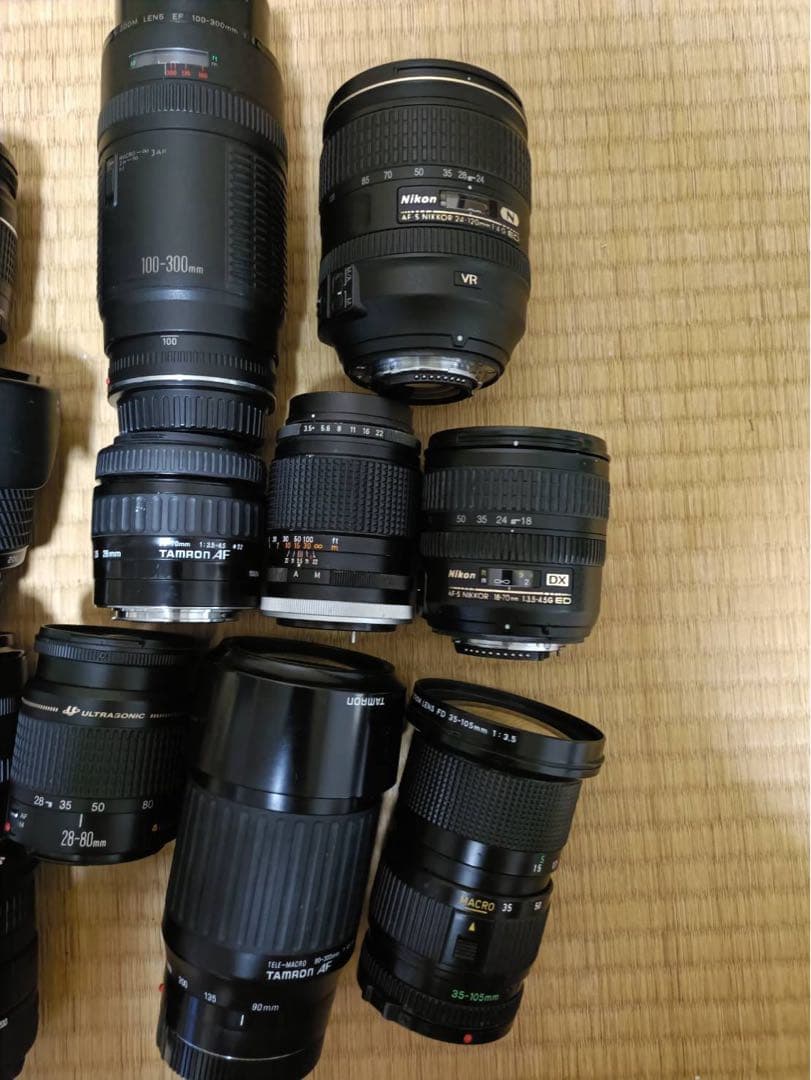カメラレンズ　まとめ売り　ジャンク