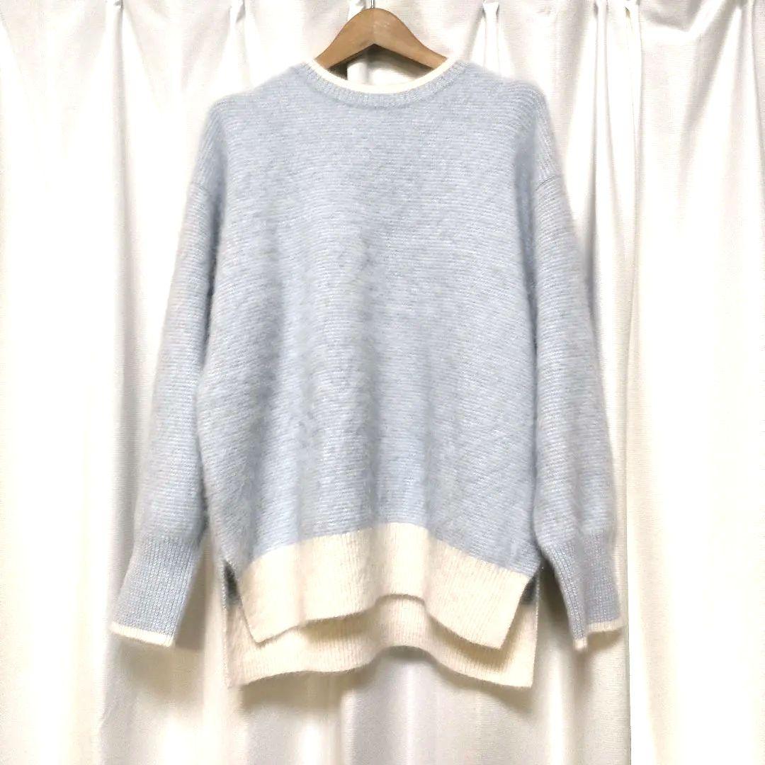 【美品】UNITED ARROWS フォックス カシミヤ クルーネック ニット