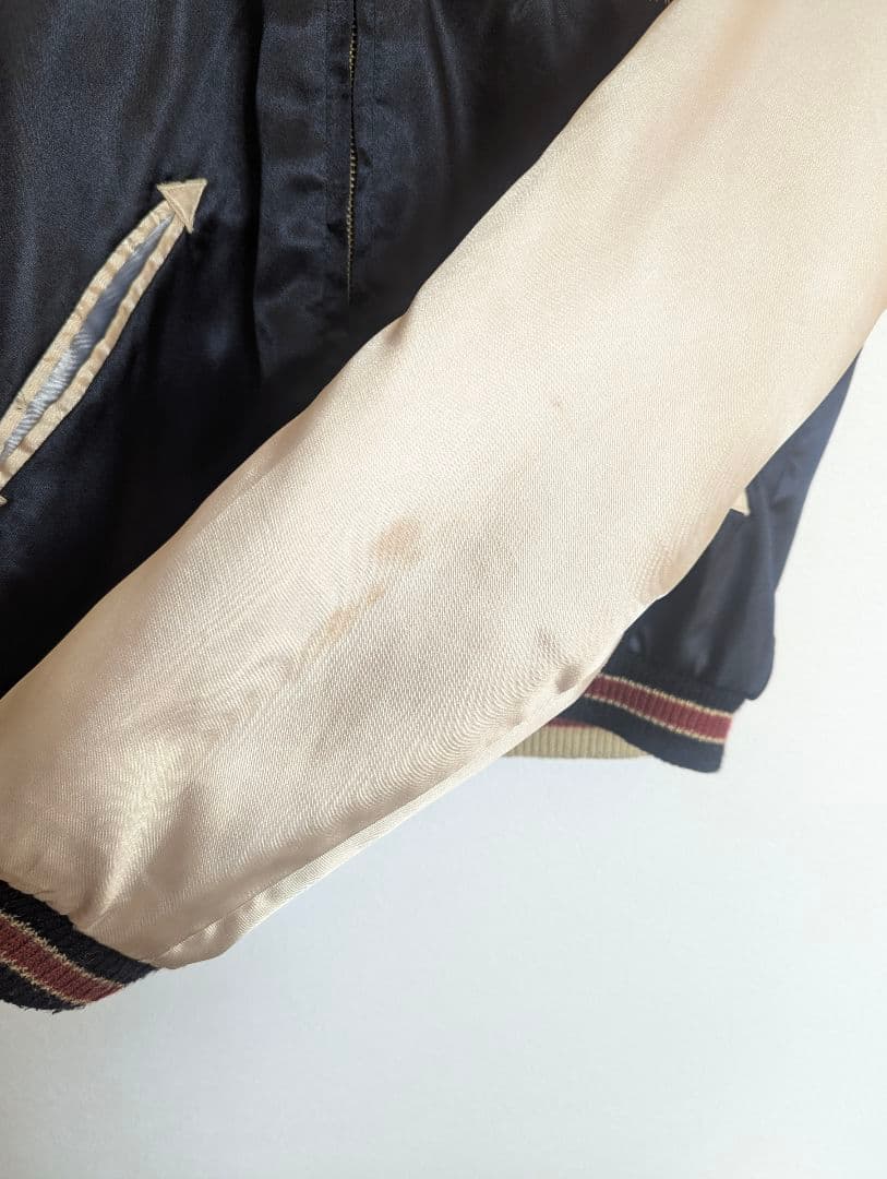 す*た様 トラ　舞妓　龍　刺繍 スカジャン 日本風景　リバーシブル　東洋