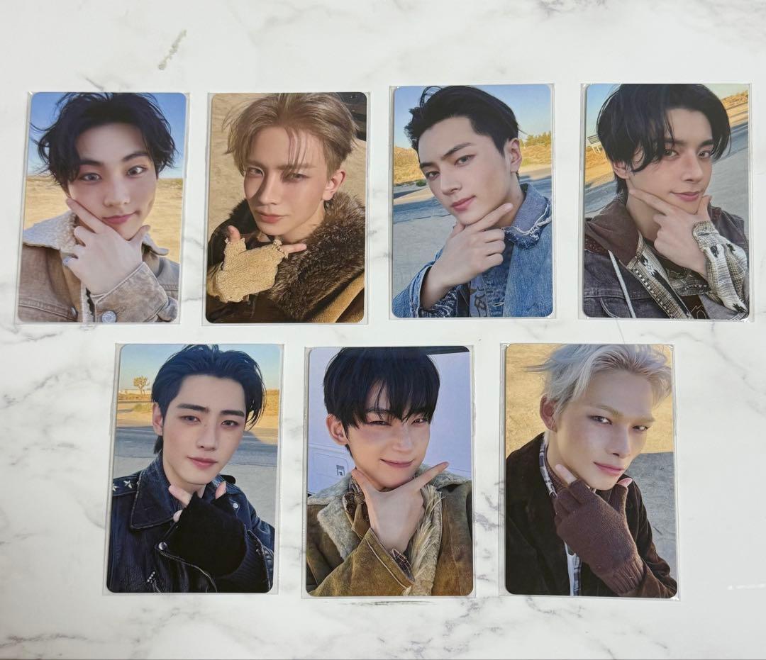 enhypen トレカ　 weverse jp 特典　7枚　セット　ポーチ