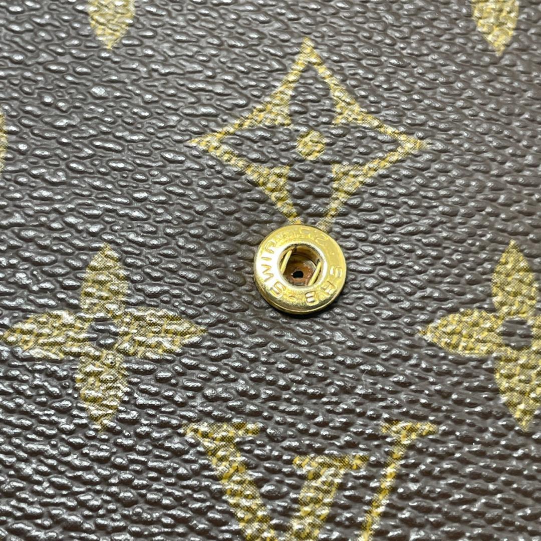 ルイ・ヴィトン モノグラム ポルトモネ・ビエ・カルトクレディ 三つ折り財布