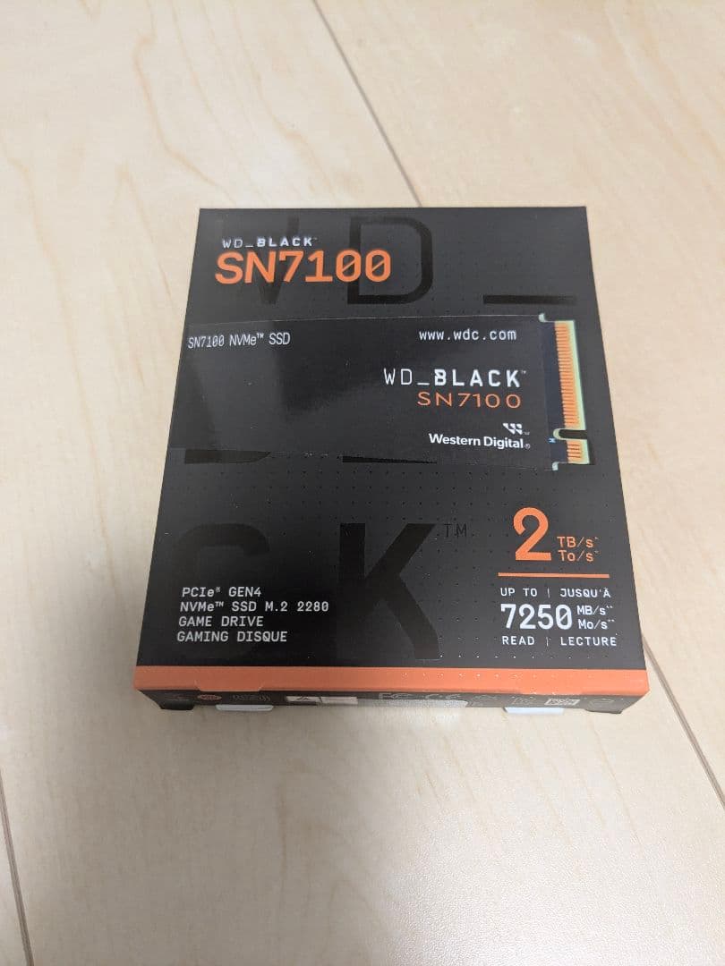 メモリー WD_Black SN7100 NVMe SSD