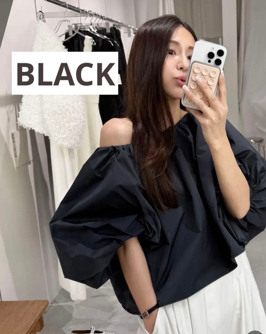 CARLA カーラ　オフショル　ブラック 黒　Otona