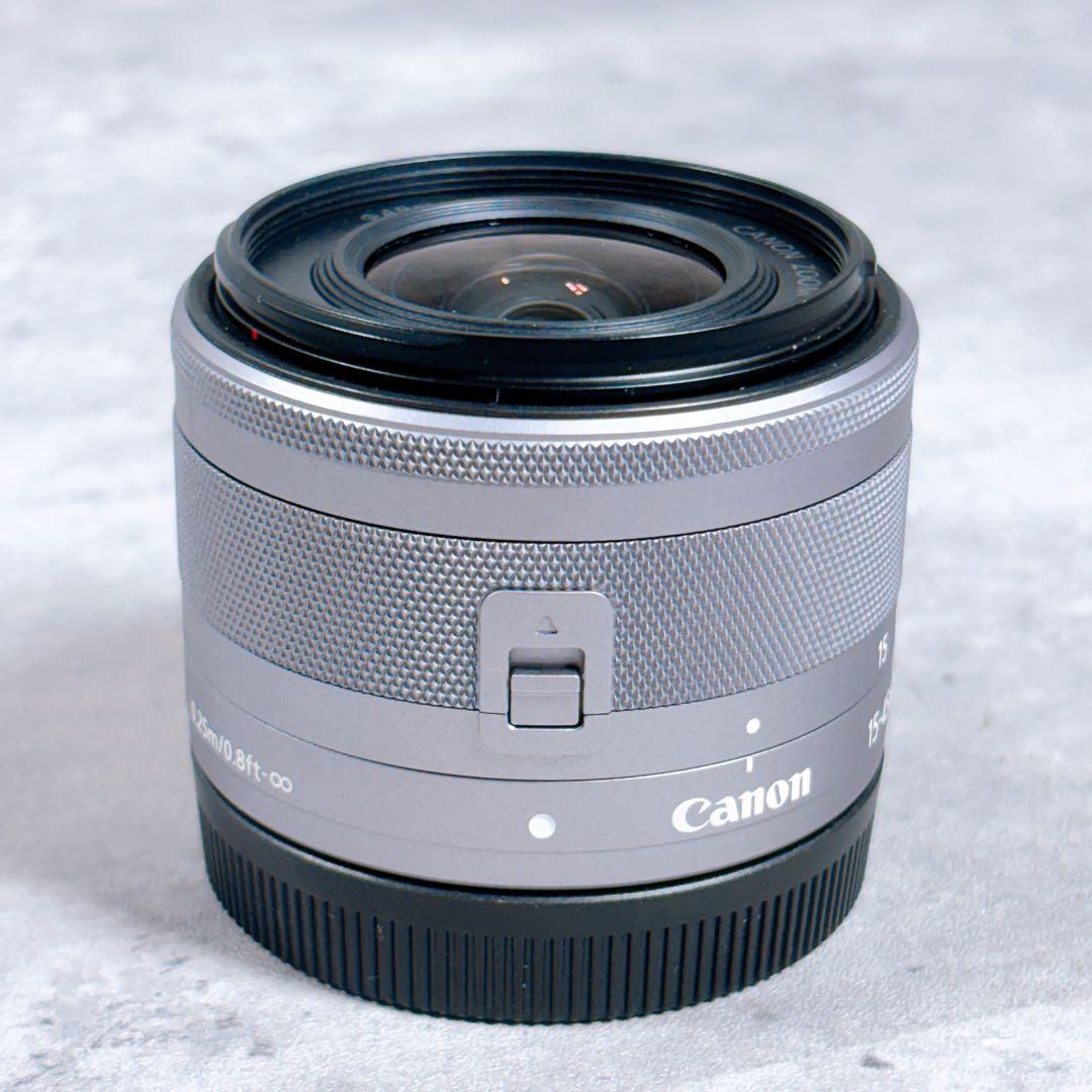 ジャンク Canon EF-M 55-200mm 15-45 望遠 レンズ