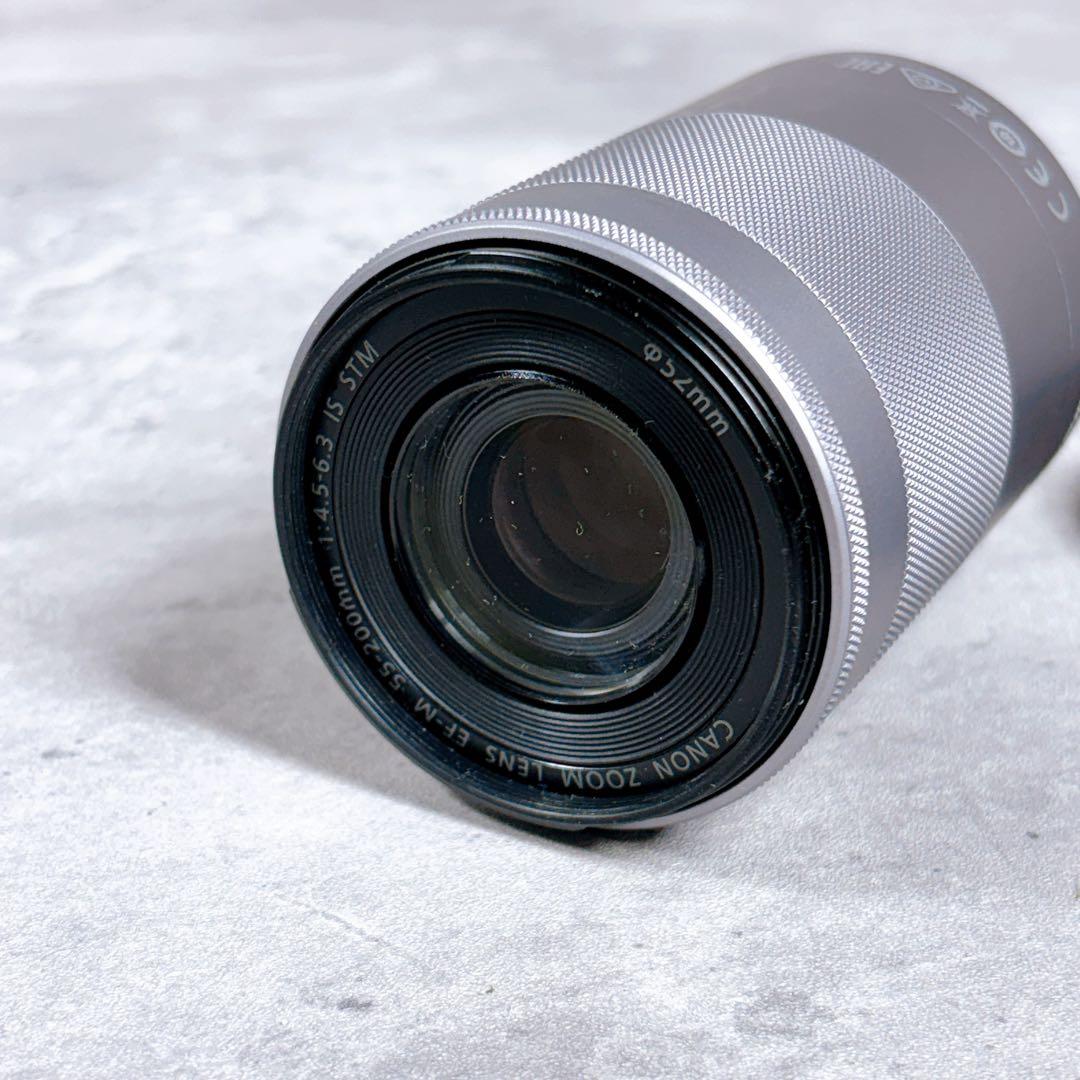 ジャンク Canon EF-M 55-200mm 15-45 望遠 レンズ