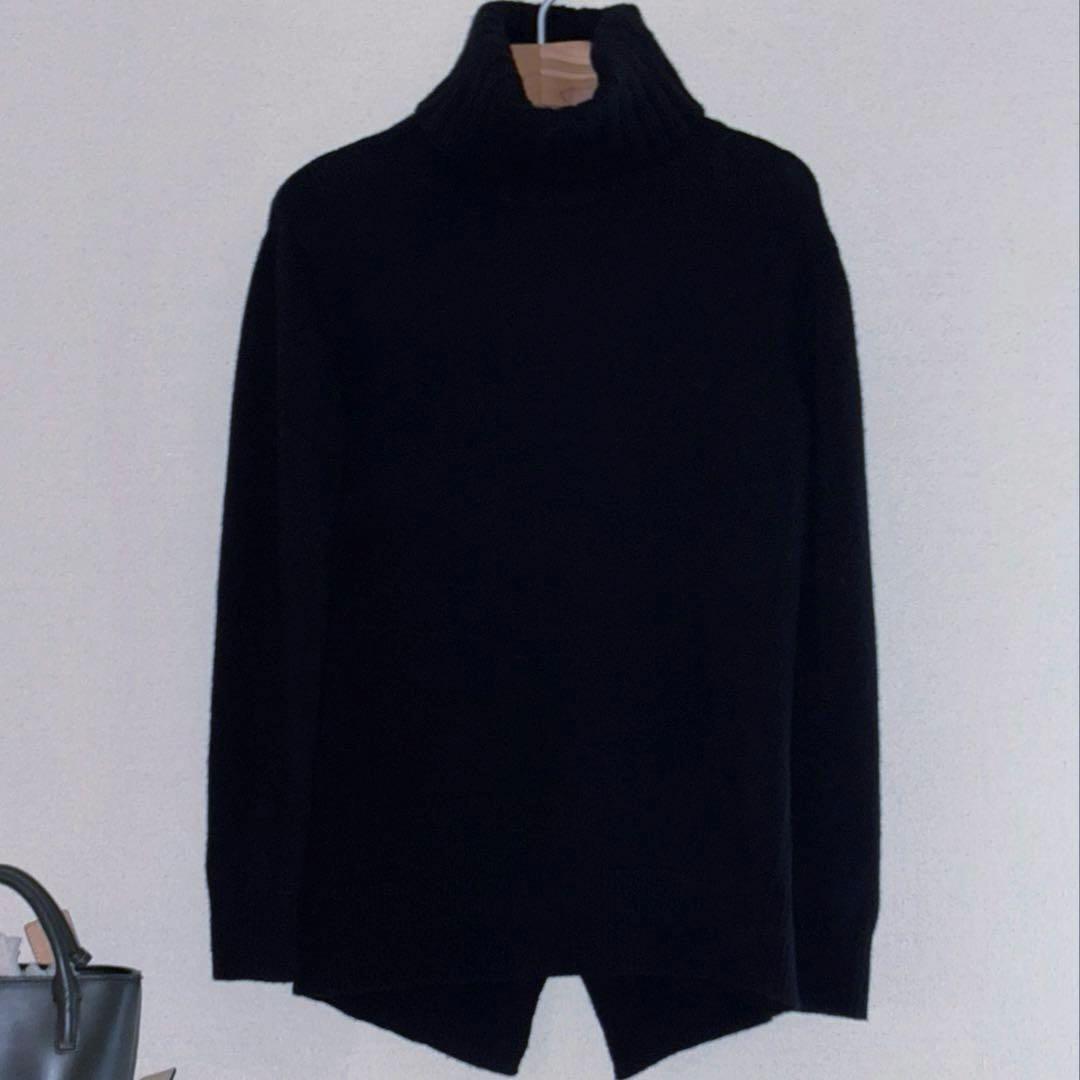 ドゥーズィエムクラス　JADE タートルネックプルオーバー　黒　タートルニット