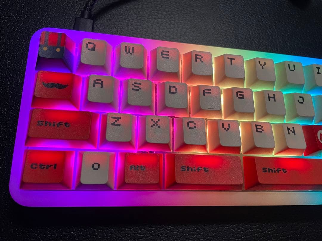 マリオ　キーボード　40% メカニカル