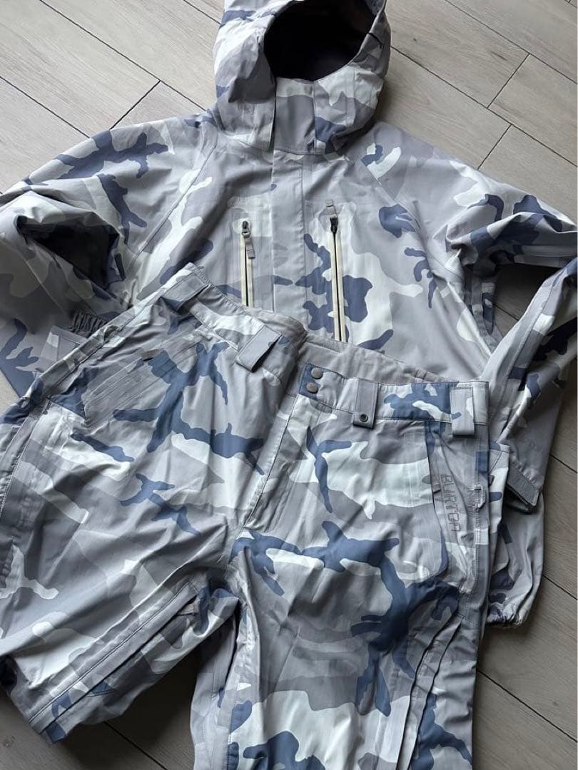 Burton ak 上下 L セットアップ ゴアテックス スノーカモ 迷彩