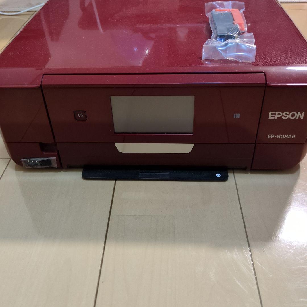 EPSON EP-808AR 赤色 プリンター 本体　ジャンク品