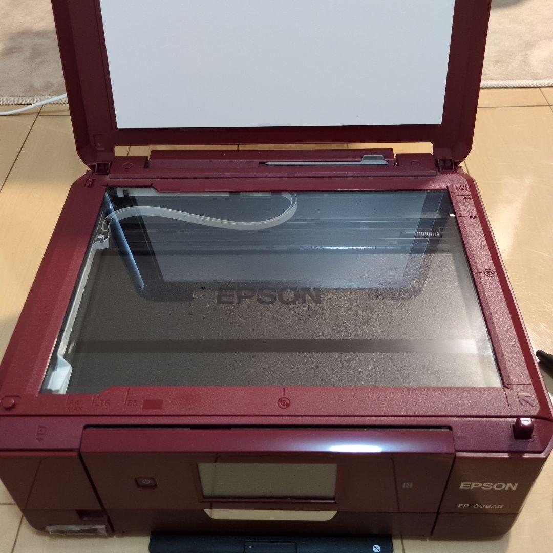 EPSON EP-808AR 赤色 プリンター 本体　ジャンク品