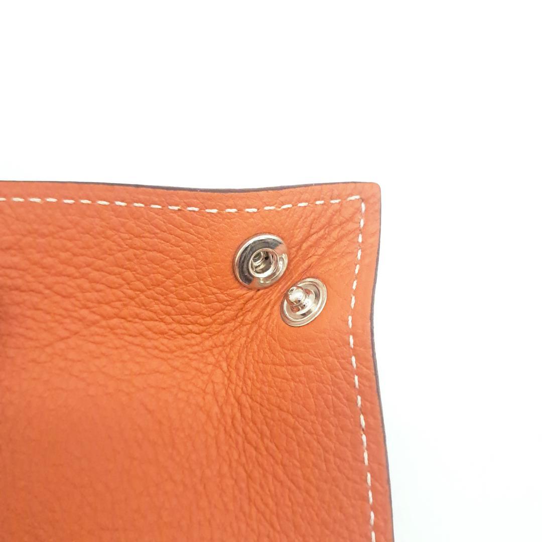 HERMES エルメス ヴィドポッシュ ミニ Hエヴリン 小物入れ レザー