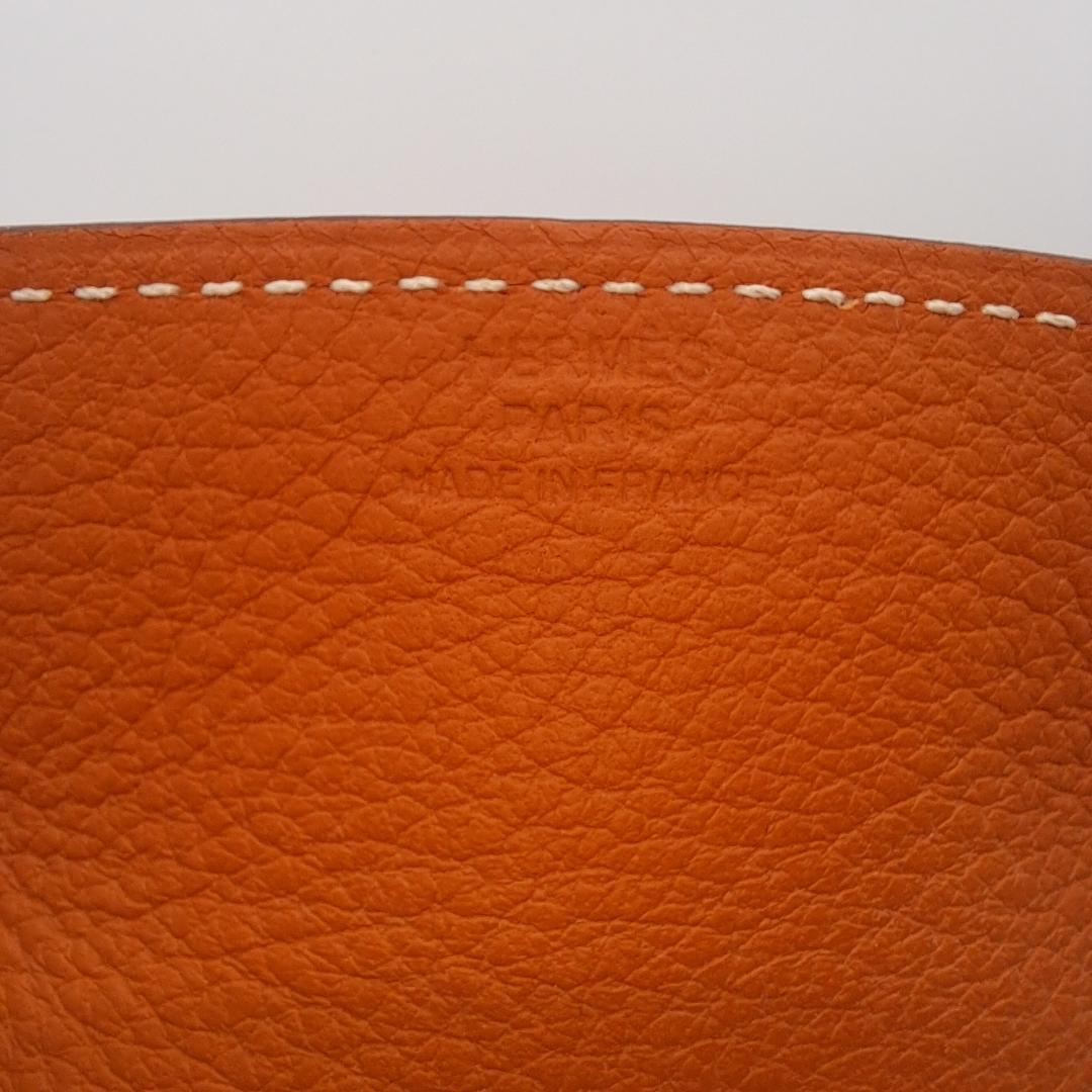 HERMES エルメス ヴィドポッシュ ミニ Hエヴリン 小物入れ レザー