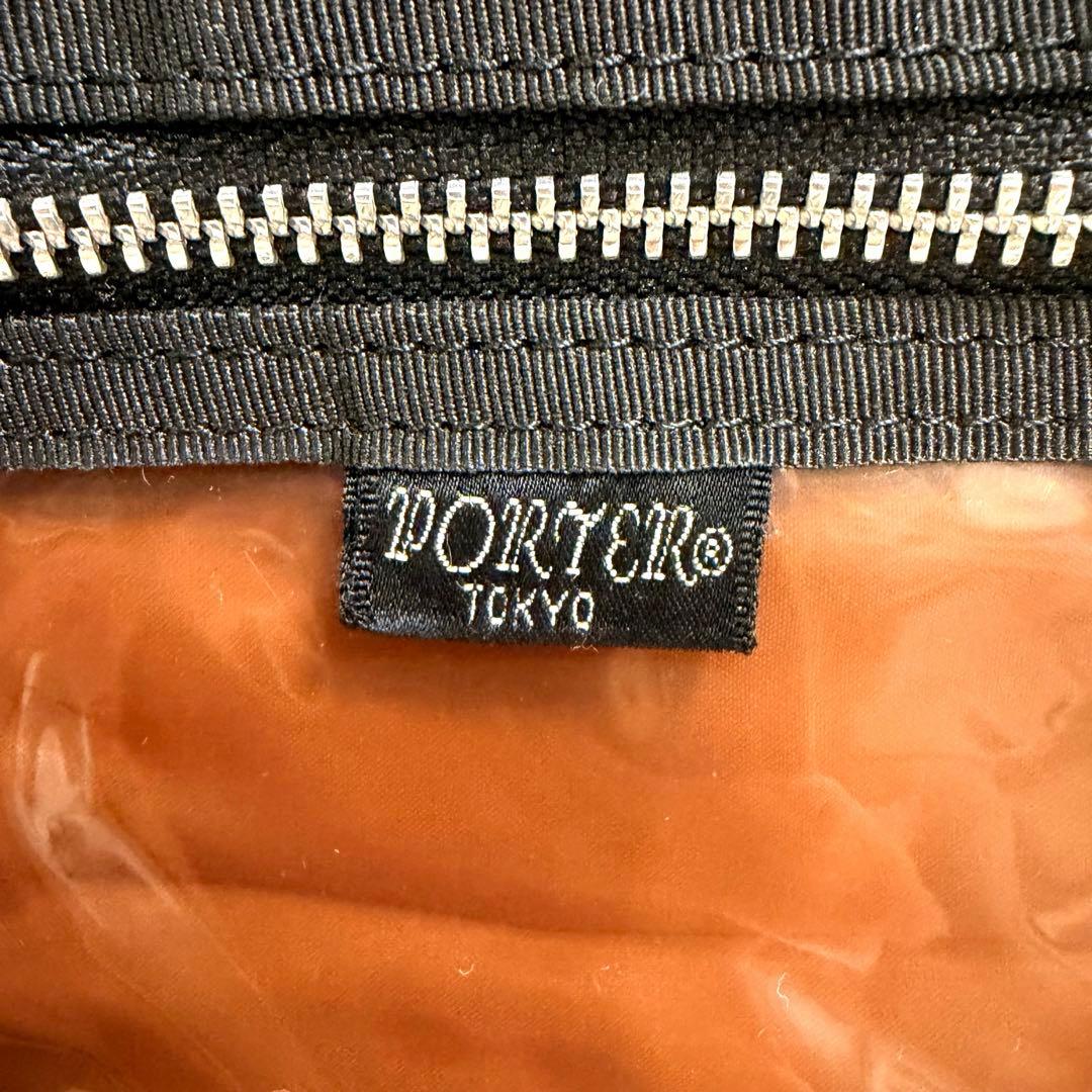 【美品】PORTER（ポーター）タンカー ミニ ハンドバッグ トートバッグ 黒