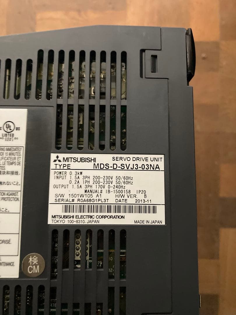 三菱電機　サーボドライバ　MDS-D-SVJ3-03NA